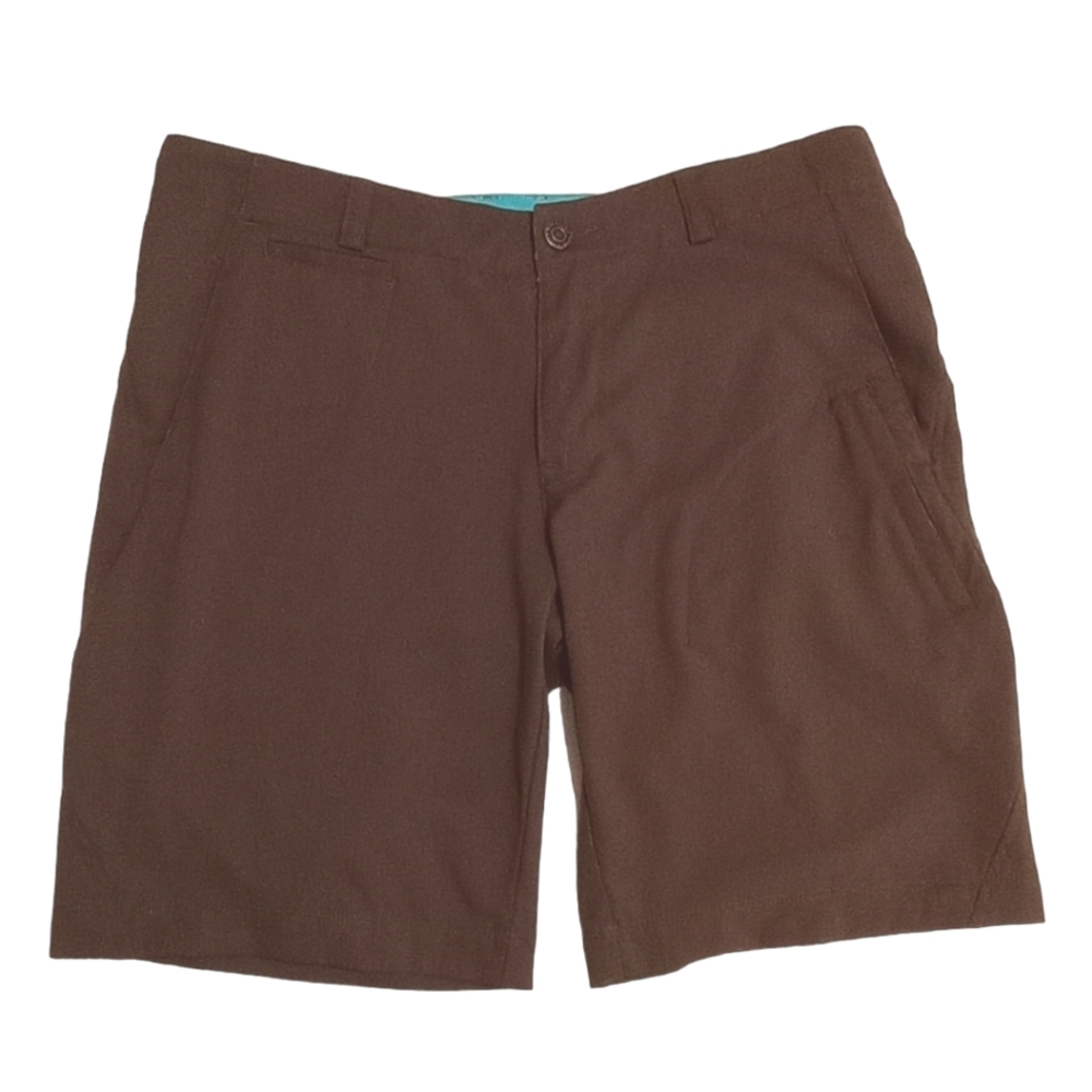 Magellan Women’s Polyester Shorts Dark Brown Travel Hiking Fishing Pockets Sz 6